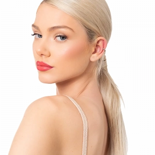 Oxzen ασημένιο σκουλαρίκι Ear Cuff