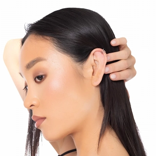 Oxzen σκουλαρίκι ασημένιο Ear Cuff