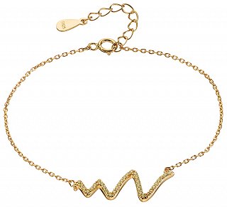 Oxzen βραχιόλι ασημένιο φίδι με πέτρες ζιργκόν