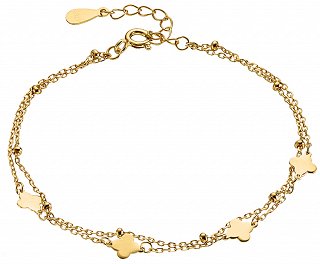 Oxzen βραχιόλι ασημένιο διπλό