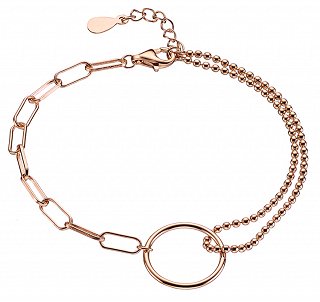 Oxzen βραχιόλι ασημένιο με δυο σχέδια