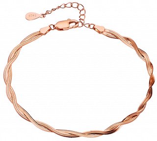 Oxzen βραχιόλι ασημένιο αλυσίδα πλατιά πλεκτή