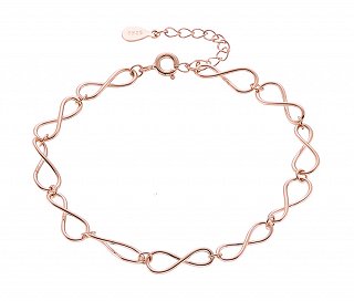 Oxzen βραχιόλι ασημένιο με άπειρο