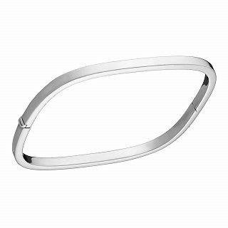 Oxzen βραχιόλι Unisex ασημένιο σταθερή χειροπέδα 4mm τετραγωνισμένη