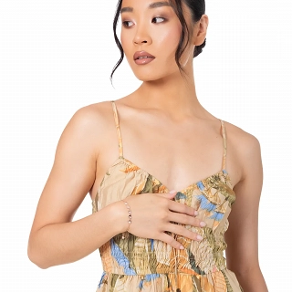 Oxzen ασημένιο βραχιόλι με καρδιές φίλντισι