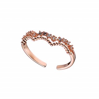 Oxzen δαχτυλίδι ασημένιο chevalier free size