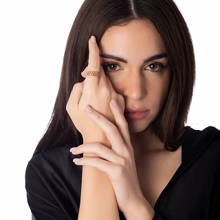 Oxzen δαχτυλίδι ασημένιο free size με λευκά ζιργκόν