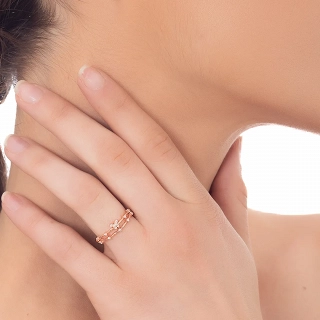 Oxzen γυναικείο δαχτυλίδι ασημένιο με λευκά ζιργκόν free size