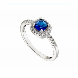 Oxzen ασημένιο δαχτυλίδι μονόπετρο με ζιργκόν