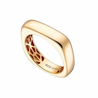 Oxzen ασημένιο δαχτυλίδι βέρα φαρδιά λουστρέ