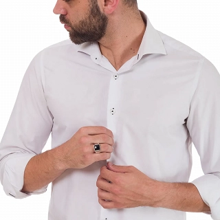 Oxzen ανδρικό ασημένιο δαχτυλίδι επιπλατινωμένο με τετράγωνη μαύρη πέτρα αχάτη