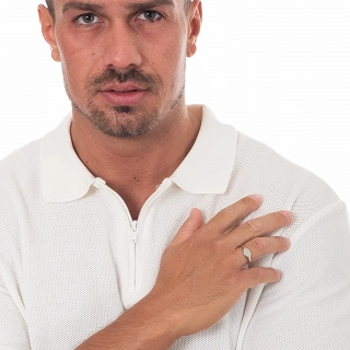 Oxzen ανδρικό δαχτυλίδι ασημένιο οβάλ