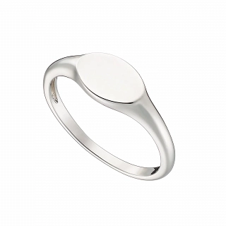 Oxzen ανδρικό δαχτυλίδι ασημένιο οβάλ