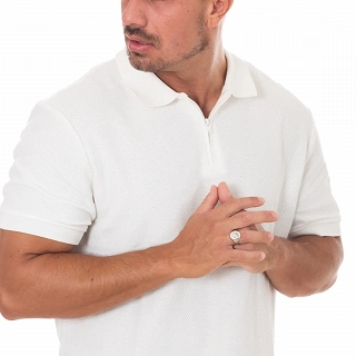 Oxzen ανδρικό δαχτυλίδι ασημένιο οβάλ με γραμμές