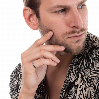 Oxzen βέρα ασημένια Unisex πλεξούδα