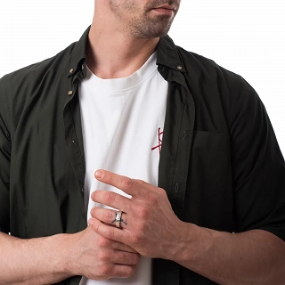 Oxzen βέρα ασημένια Unisex γυαλιστερή