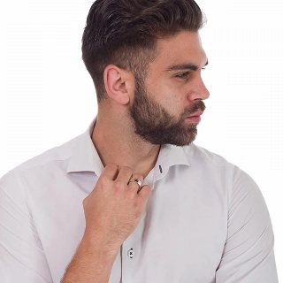 Oxzen ασημένια βέρα Unisex minimal