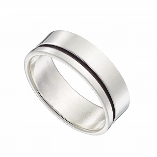 Oxzen ασημένια βέρα Unisex minimal