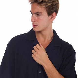 Oxzen ασημένια βέρα Unisex boho με σχέδιο