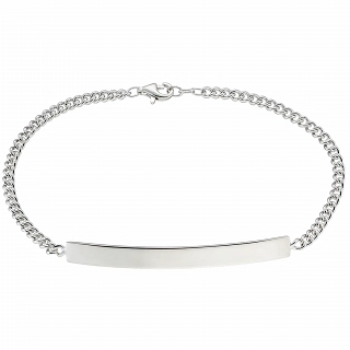 Oxzen βραχιόλι ασημένιο ταυτότητα