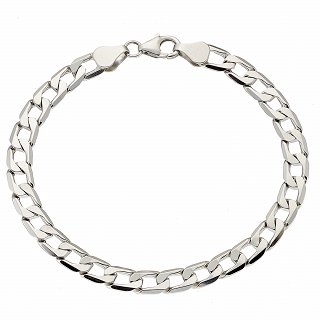 Oxzen ασημένιο ανδρικό βραχιόλι 6mm