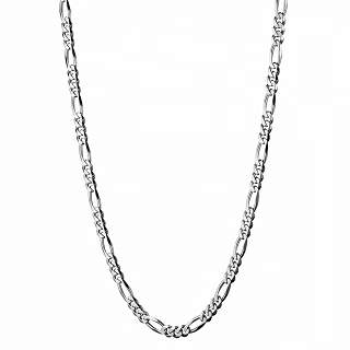Oxzen αλυσίδα λαιμού ανδρική από ασήμι Gourmet 5mm