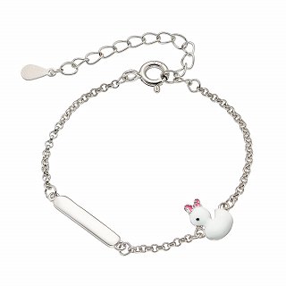 Oxzen ασημένιο βρεφικό - παιδικό βραχιολάκι με παπάκι