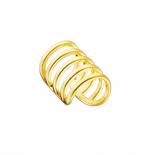 Oxzen ασημένιο σκουλαρίκι Ear Cuff