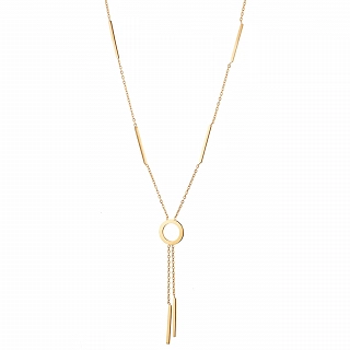 Oxzen κολιέ από ανοξείδωτο ατσάλι μακρύ