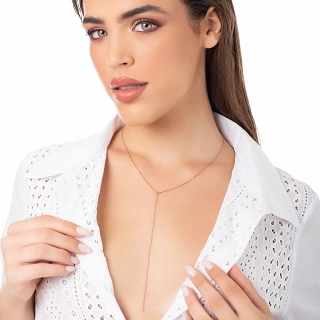 Oxzen κολιέ από ανοξείδωτο ατσάλι αλυσίδα