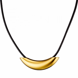 Oxzen γυναικείο κολιέ από ανοξείδωτο ατσάλι με κυλινδρικό στοιχείο