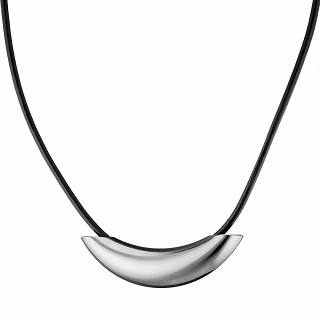 Oxzen γυναικείο κολιέ από ανοξείδωτο ατσάλι με κυλινδρικό στοιχείο