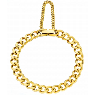 Oxzen ατσάλινο βραχιόλι αλυσίδα με κούμπωμα ασφαλείας