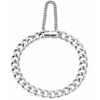 Oxzen ατσάλινο βραχιόλι αλυσίδα με κούμπωμα ασφαλείας