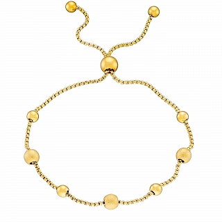 Oxzen ατσάλινο βραχιόλι με μπίλιες