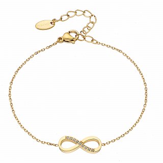 Oxzen ατσάλινο βραχιόλι με άπειρο