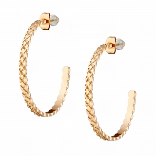 Oxzen σκουλαρίκια κρίκοι ατσάλινοι διαμανταρισμένοι