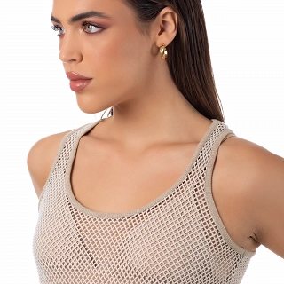 Oxzen σκουλαρίκια κρίκοι ατσάλινοι 20 mm τριπλοί