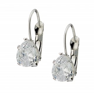 Oxzen σκουλαρίκια κρίκοι από ανοξείδωτο ατσάλι με ζιργκόν