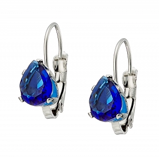 Oxzen σκουλαρίκια κρίκοι από ανοξείδωτο ατσάλι με ζιργκόν