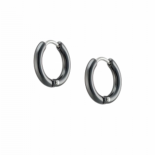 Oxzen σκουλαρίκια κρίκοι ατσάλινοι κεραμικοί