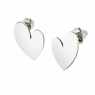 Oxzen γυναικείο σκουλαρίκι ατσάλινο καρδιά
