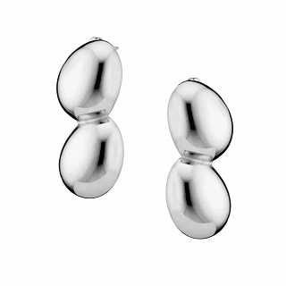 Oxzen γυναικείο σκουλαρίκι ατσάλινο μακρύ με ιδιαίτερο σχέδιο