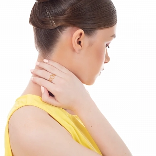 Oxzen γυναικείο δαχτυλίδι από ανοξείδωτο ατσάλι free size