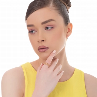 Oxzen γυναικείο δαχτυλίδι από ανοξείδωτο ατσάλι free size