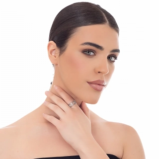 Oxzen γυναικείο δαχτυλίδι από ανοξείδωτο ατσάλι free size