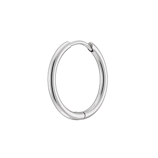 Σκουλαρίκι ανδρικό από ανοξείδωτο ατσάλι κρικάκι (2.5 x 12)mm