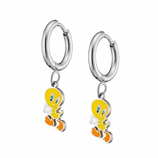 Παιδικό σκουλαρίκι από ανοξείδωτο ατσάλι κρικάκι με Tweety