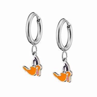 Παιδικό σκουλαρίκι από ανοξείδωτο ατσάλι κρικάκι Daffy Duck