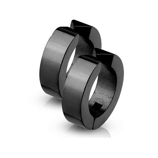 Σκουλαρίκι ανδρικό από ανοξείδωτο ατσάλι κρικάκι fake 10mm